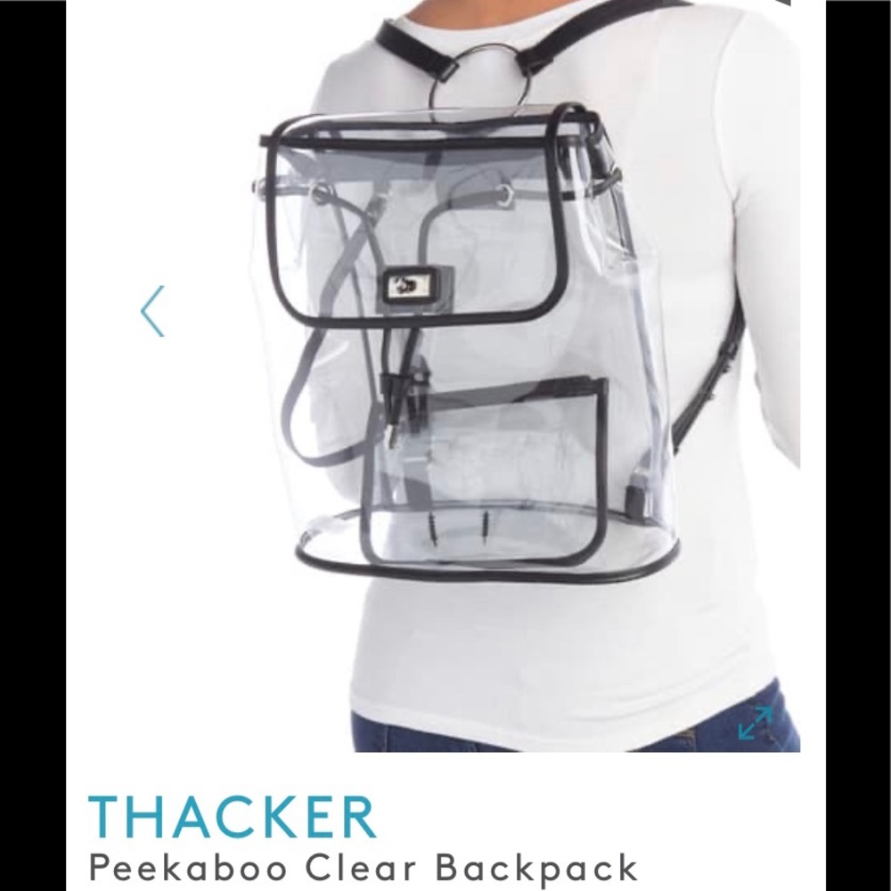 🔥CLEARANCE🔥 Thacker Peekaboo Clear Backpack